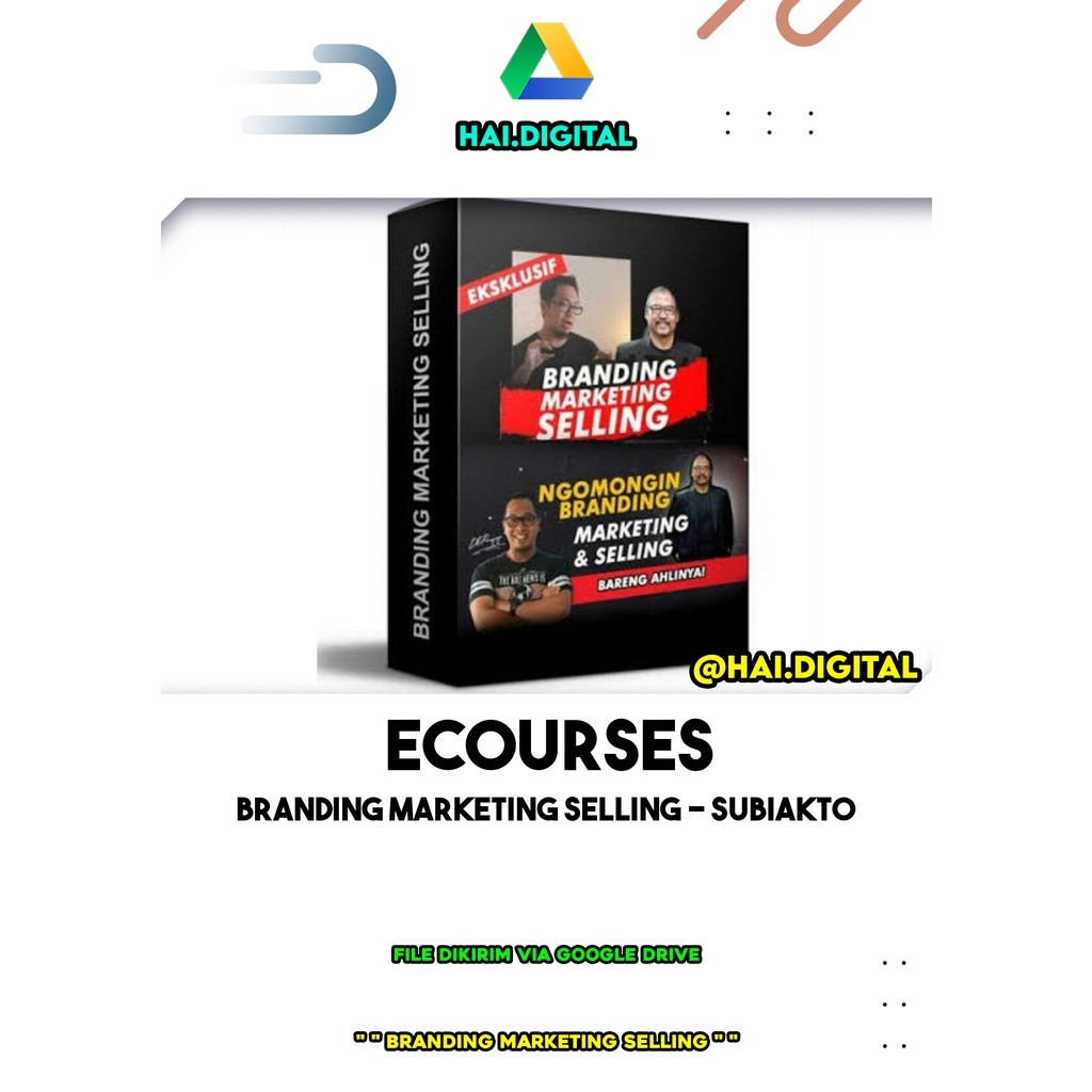 PROMO E-Course Branding Marketing Selling - Subiakto