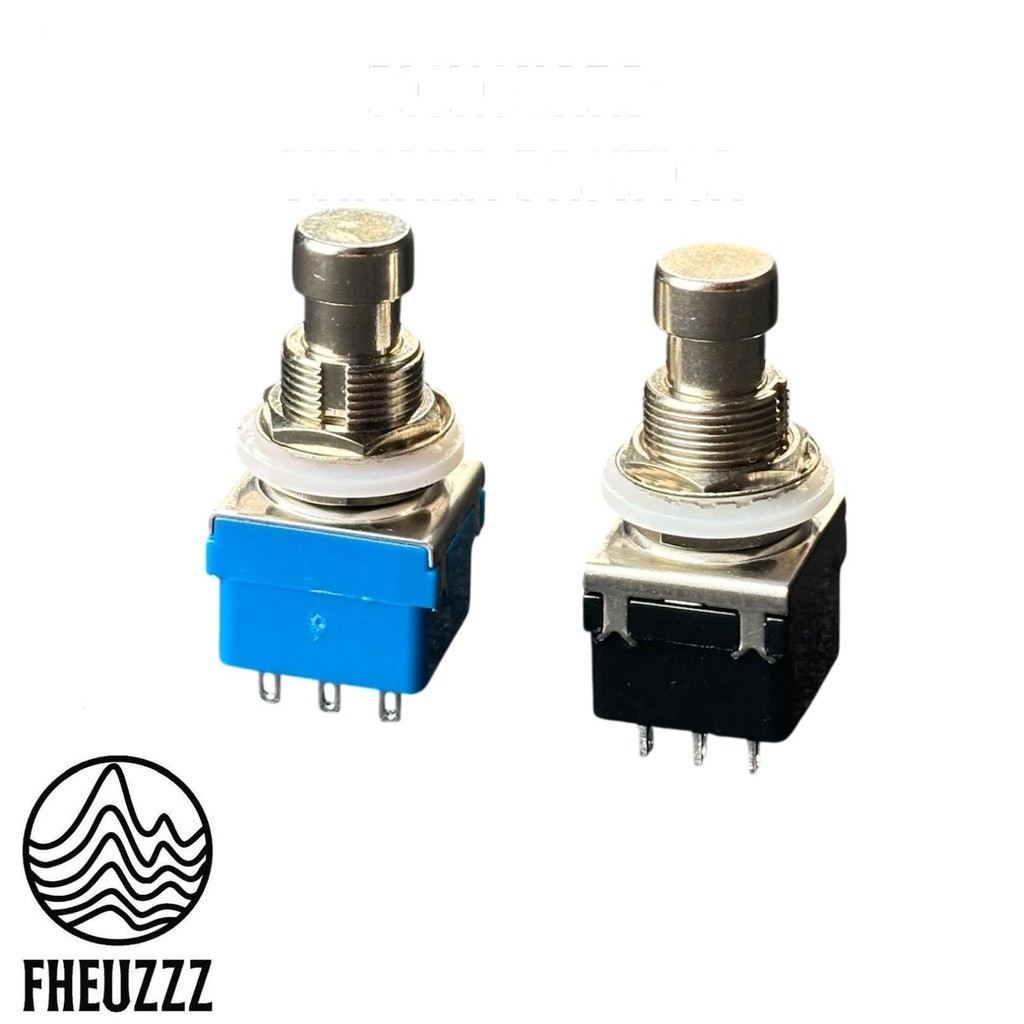 Switch Foot Pedal Push Efek Effects Gitar 3PDT 9 Pin True Bypass