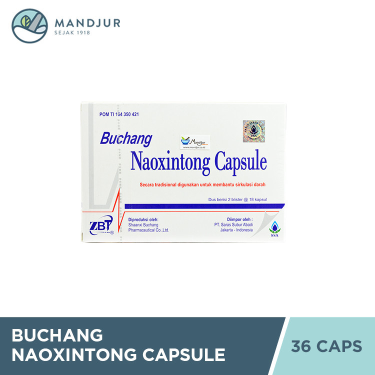 Buchang Naoxintong - Obat Kesehatan Jantung Lemah, Stroke, Hipertensi