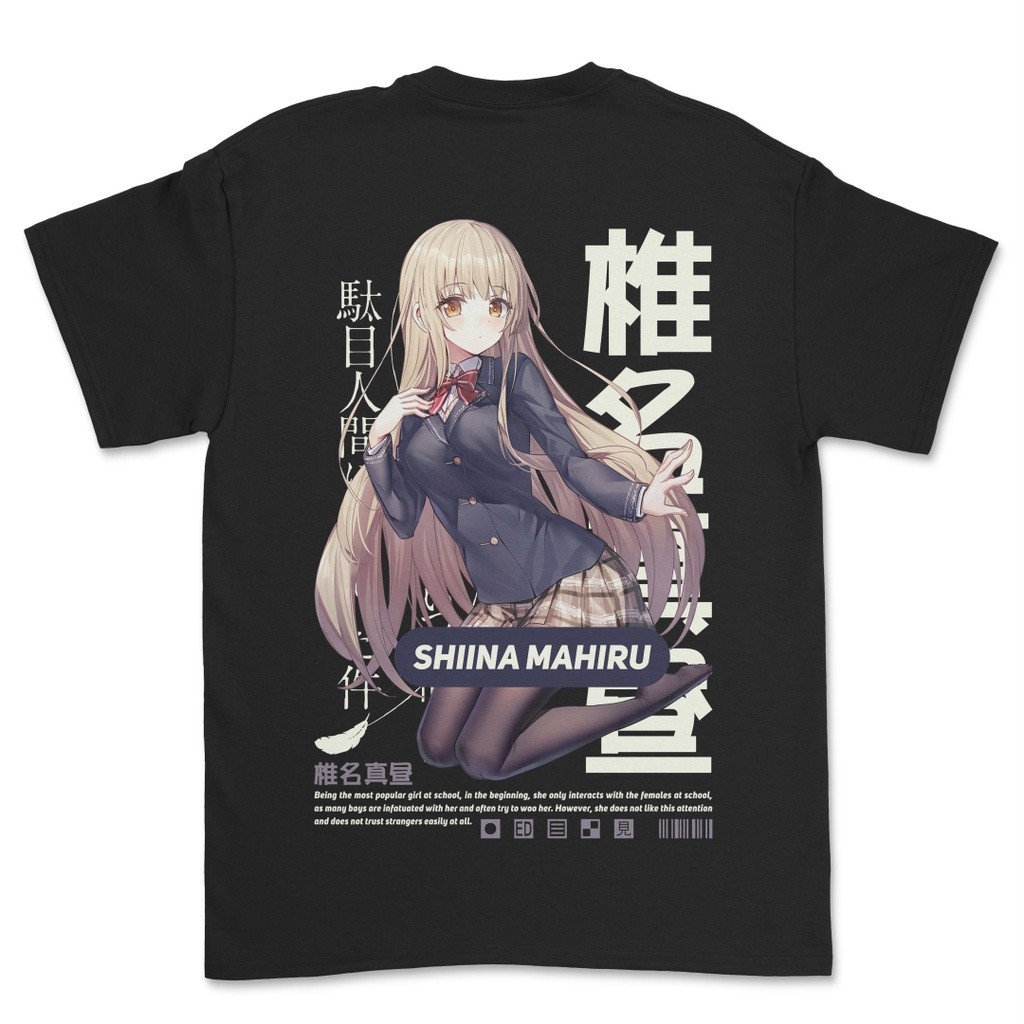Kaos Anime Otonari No Tenshi Sama Mahiru Shiina
