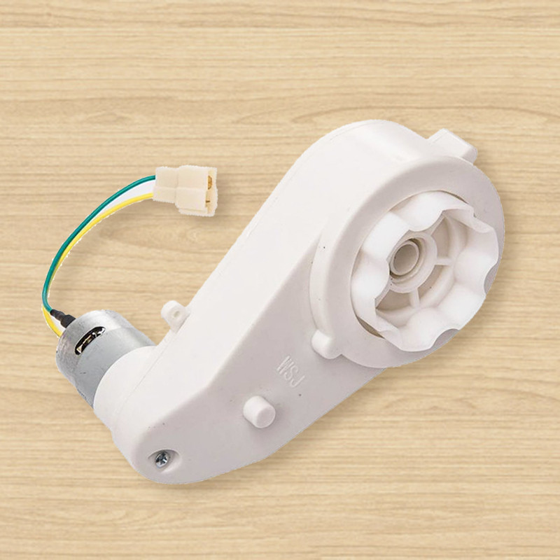 SAMULSHOP 1set Gearbox Dinamo Mobil Aki Anak Gearbox Mainan Mobil Aki 12 Volt 12000Rpm 550 Motor