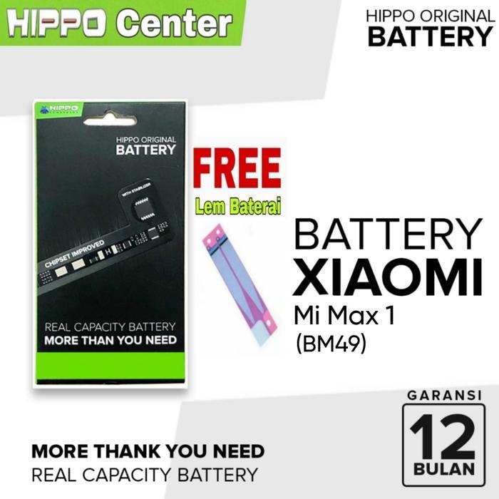 [DORFIC] BATERAI HIPPO Compatible with Redmi Mi Max 1 ( BM49 ) 4800mAh - Bat