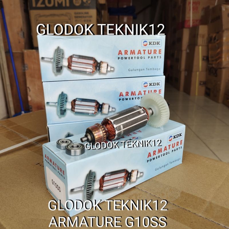 ARMATURE GERINDA HITACHI G10SS / ANGKER GERINDA HITACHI G10SS MERK KDK