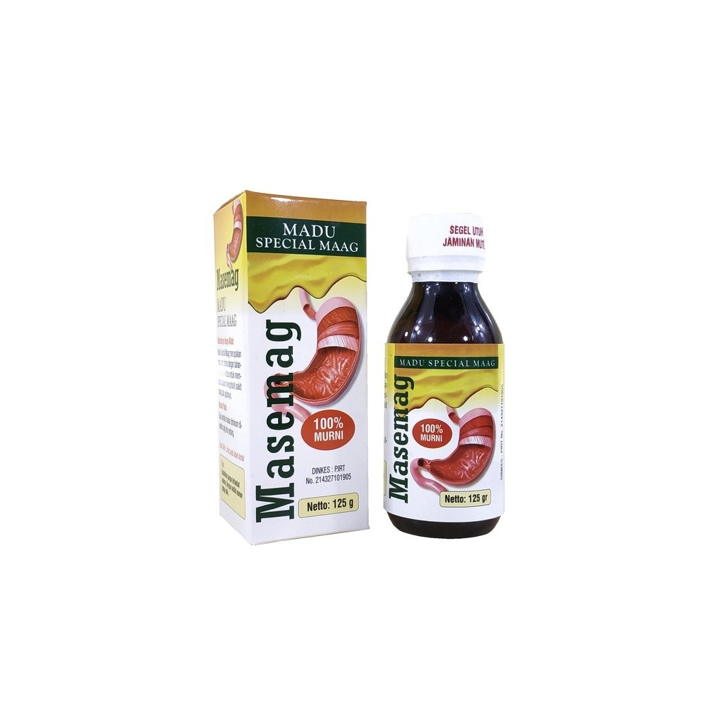 Masemag Madu Lambung 125ml – Herbal Pereda Maag, Asam Lambung & Nyeri Ulu Hati
