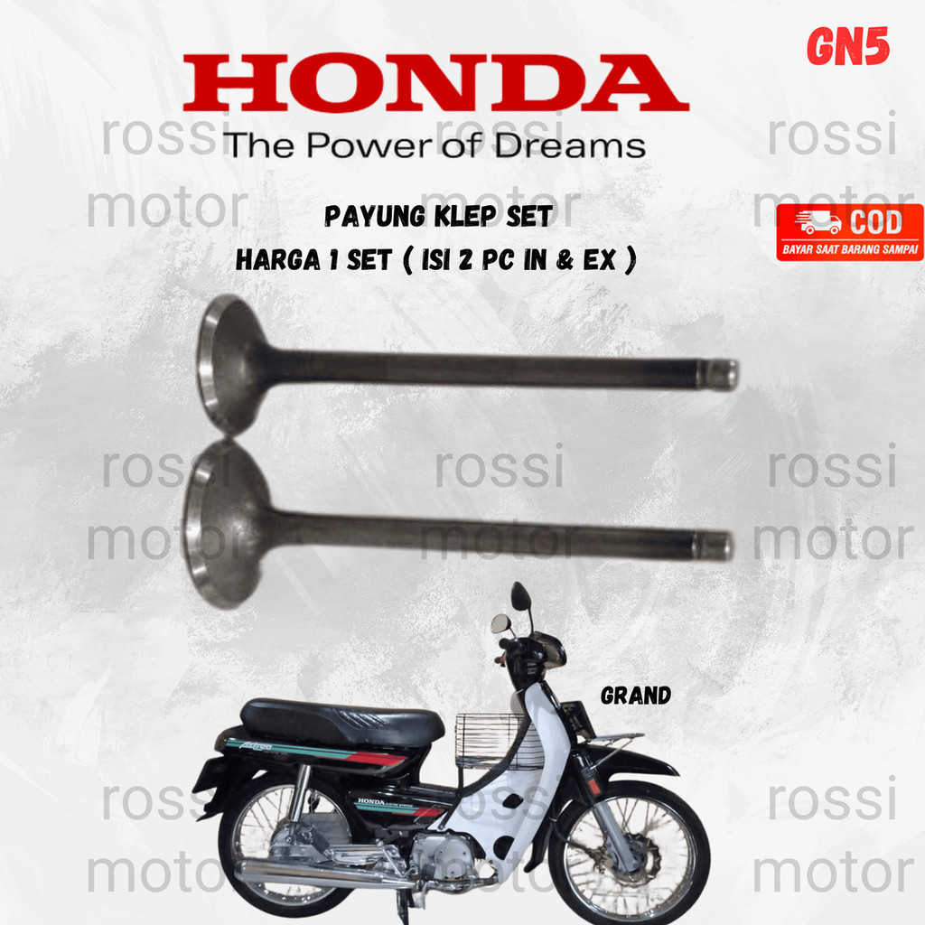 PAYUNG KLEP SET GRAND (GN5) | SPAREPART ORIGINAL SUKU CADANG SEPEDA MOTOR