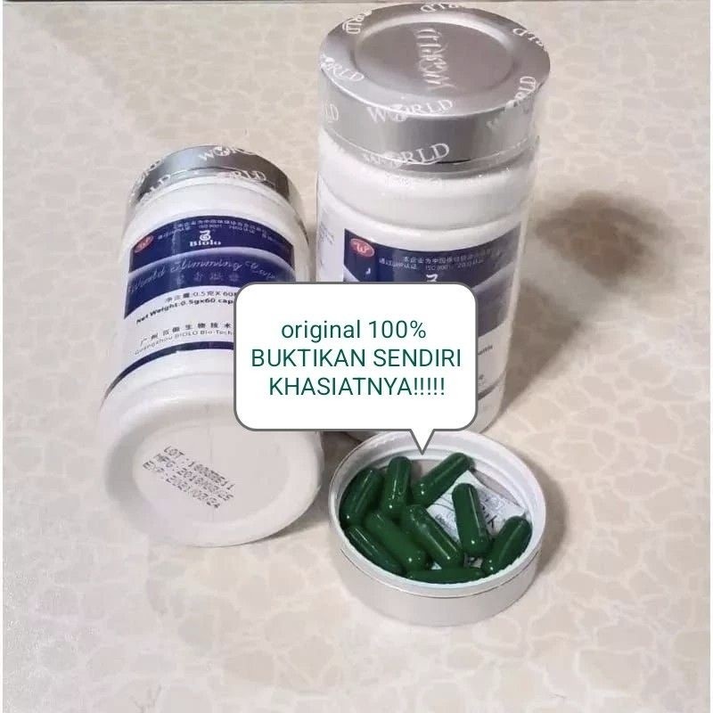 PELANSING WSC BIOLO IMPORT ORIGINAL (isi 60 capsul) 100% DIJAMIN ASLI (PT.wootekh) TOKO PINKY-LISA