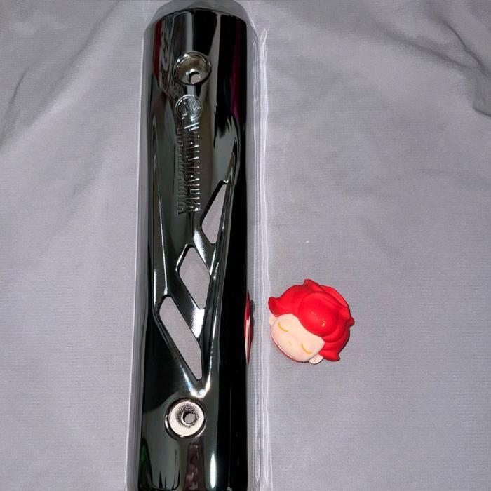 Tameng knalpot nouvo z dan lele silver chrome - Tameng besar