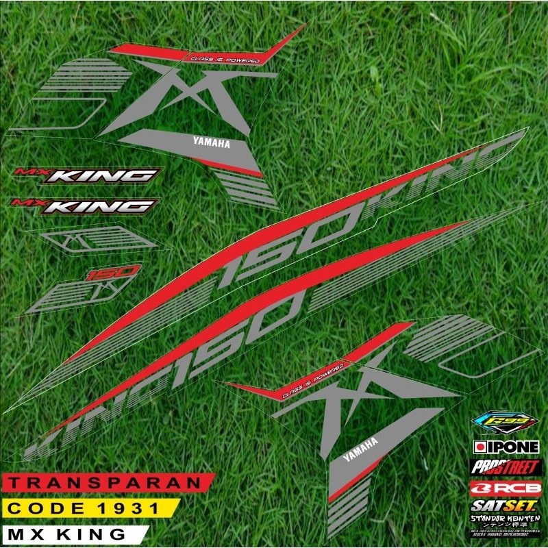 striping transparan MX KING
