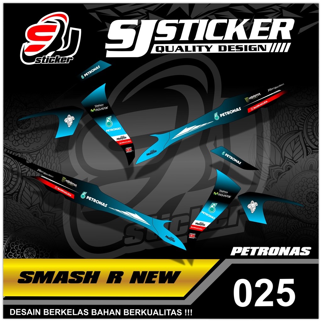 Sticker Striping List Variasi PETRONAS Smash R New