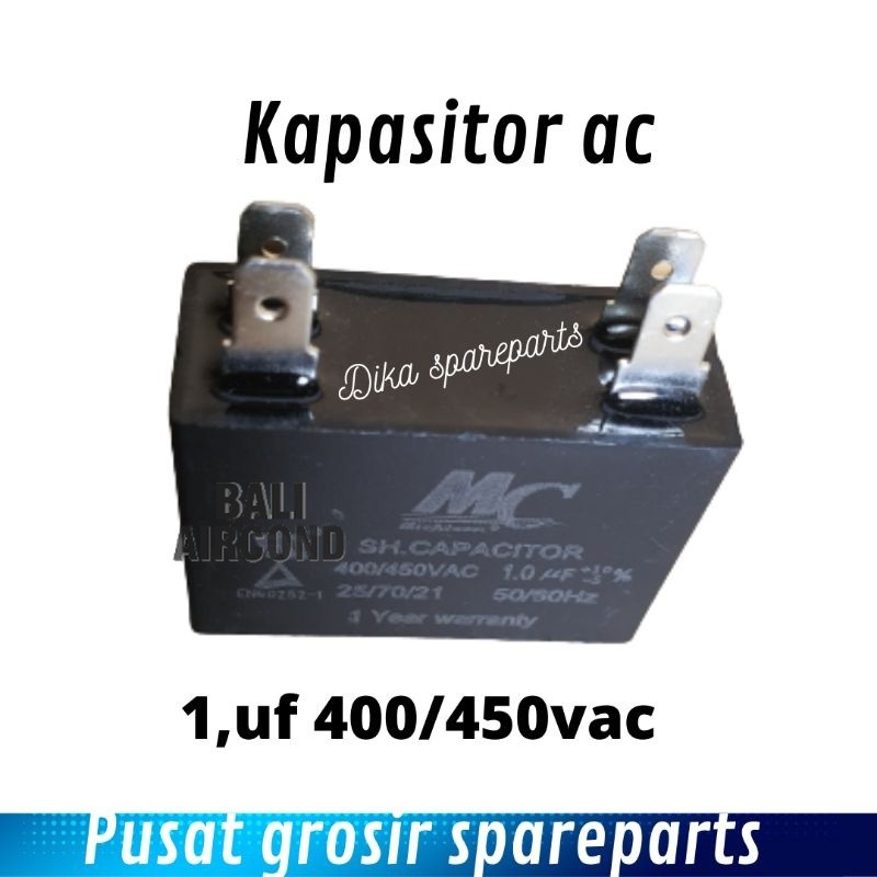 Kapasitor AC Capasitor ac lg 1uf 1 mikro