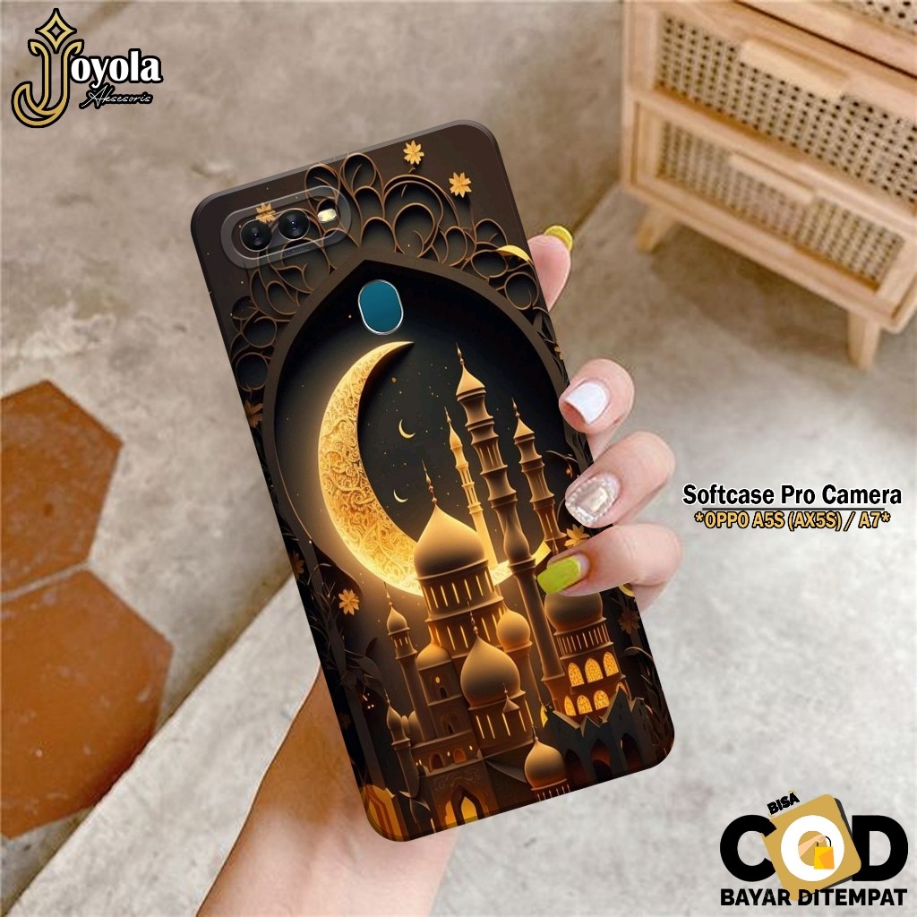Case Hp OPPO A5S / AX5s / A7 - Casing Hp OPPO A5S / AX5s / A7 - JOYOLA - Fashion Case Masjid - Case 