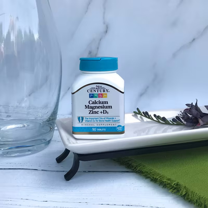 21st Century Calcium Magnesium Zinc D3 90 Tablet