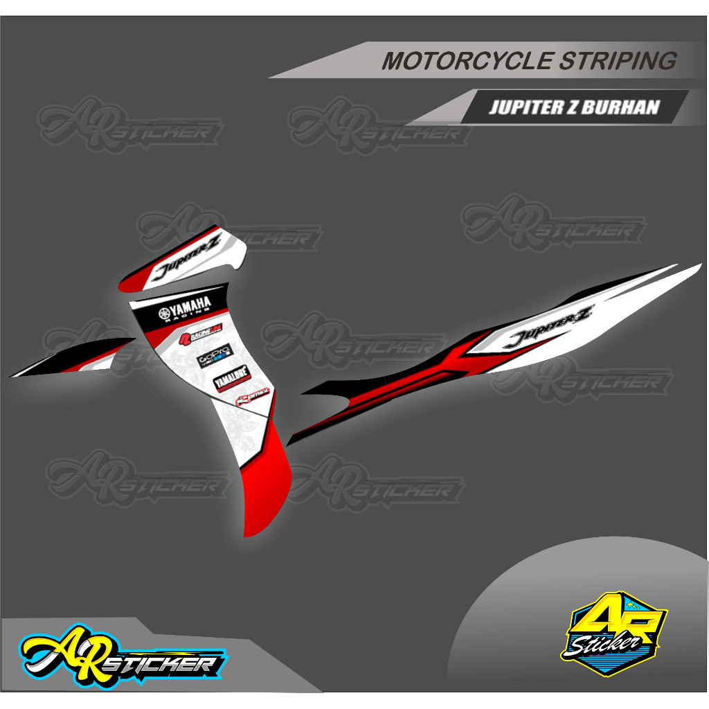 Striping Jupiter z Burhan Stiker Jupiter Z Striping Jupiter 2007-2008-2009-2010