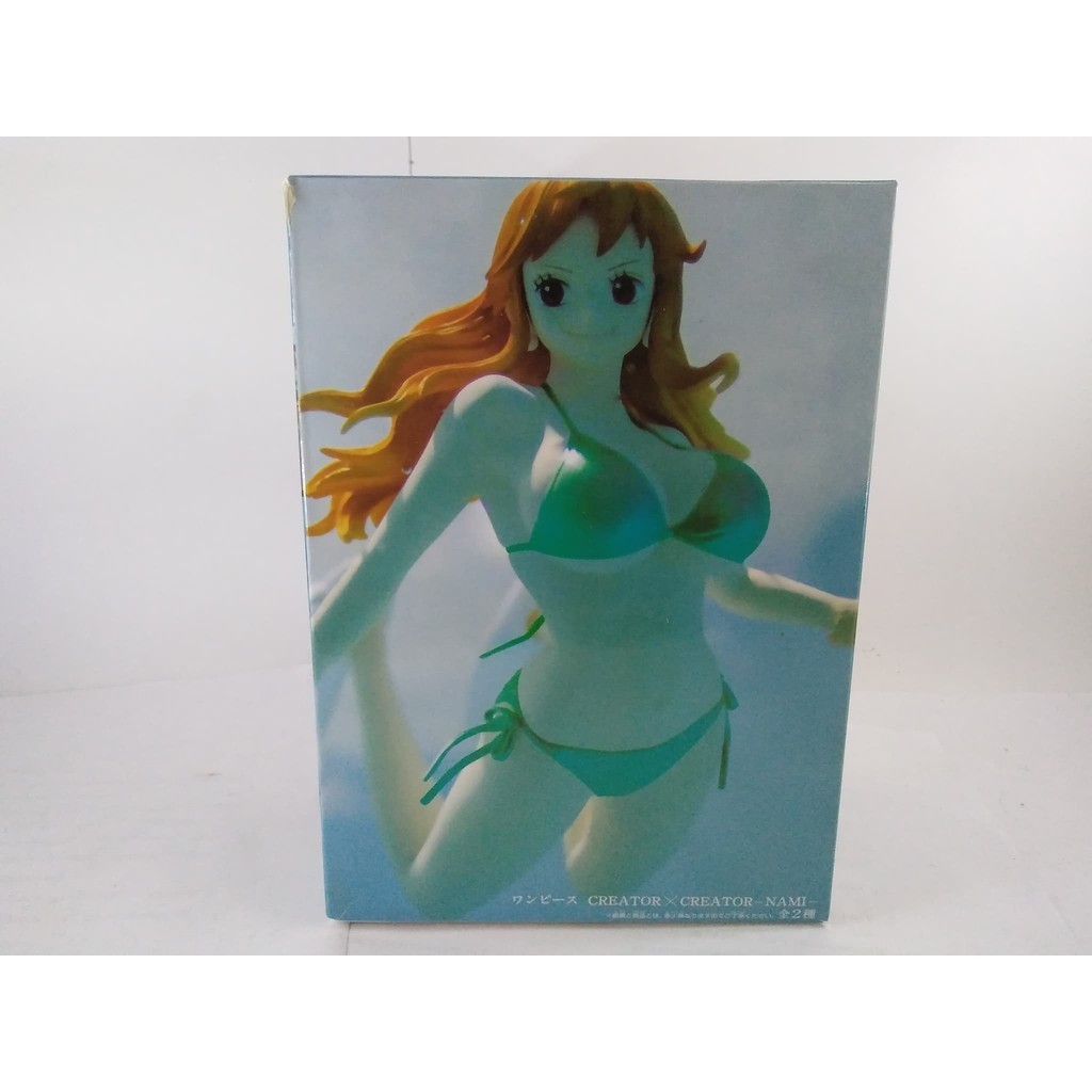 PVC Figure One Piece Creator X Creator Nami Green Swimsuit NEW MIB KWS