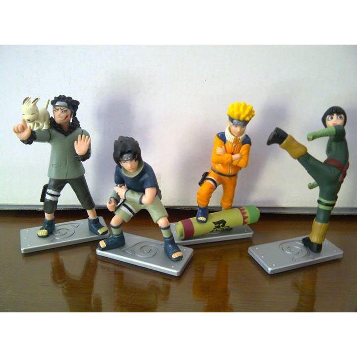 Figure Naruto + Mantra, Rock Lee, Sasuke, Kiba