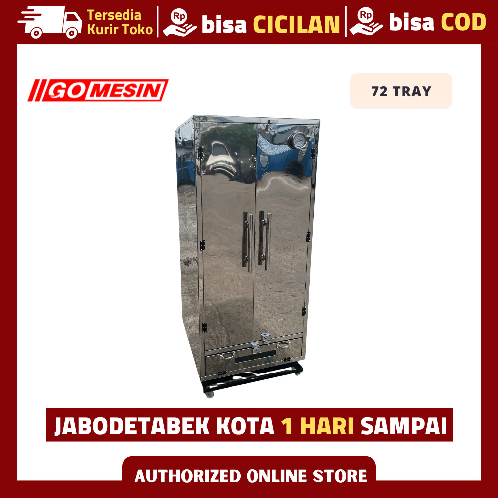 Mesin Pengering Ompreng 72 Tray - sudah termasuk peti kayu