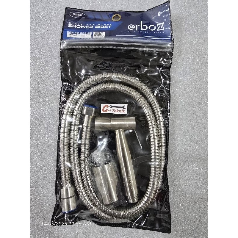 SHOWER BIDET STAINLESS SUS-304 ERBOZ  / SHOWER CEBOK / SHOWER KLOSET / JET SHOWER STAINLESS
