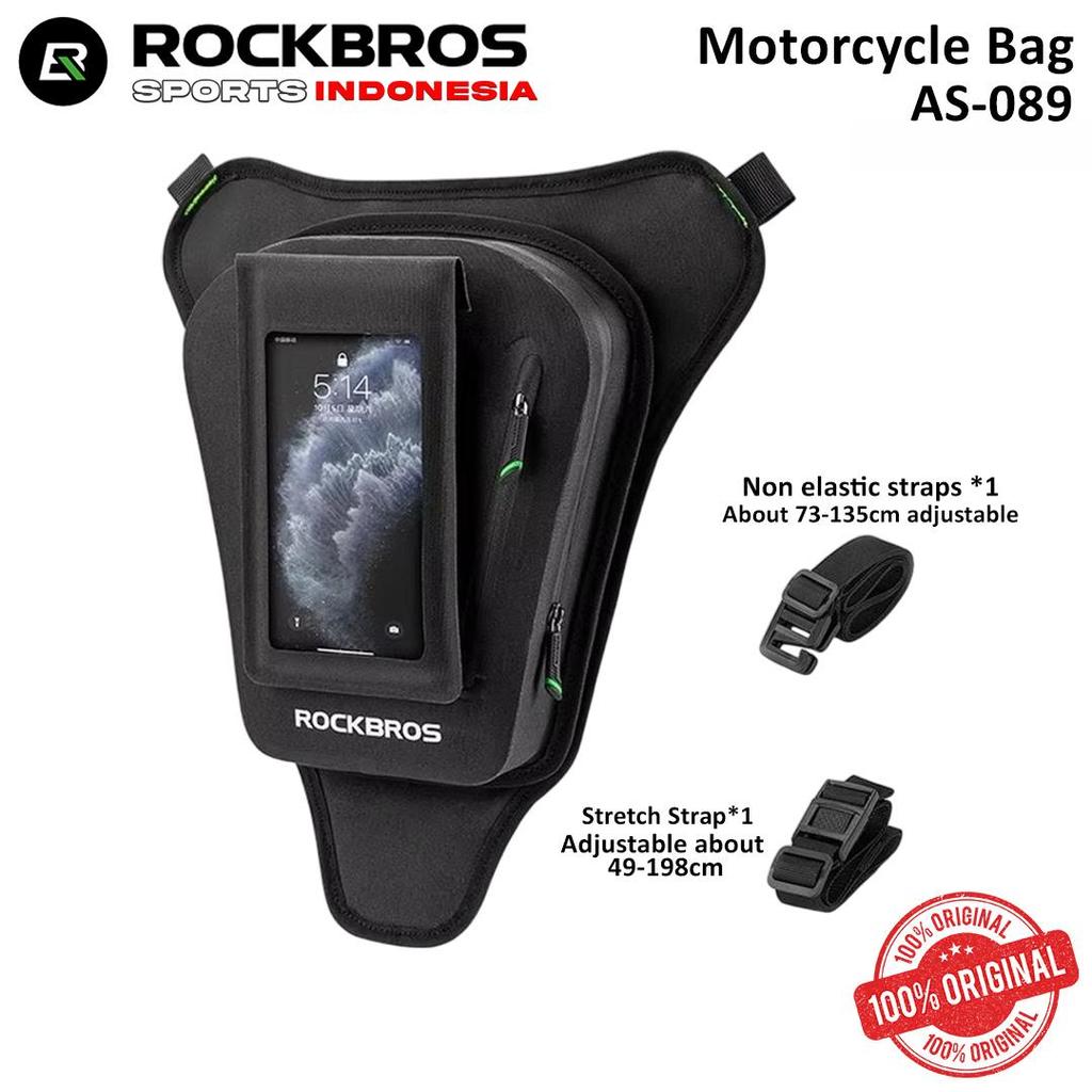 ROCKBROS Motorcycle Bag AS-089 – Tas Motor Multifungsi dengan Holder HP Waterproof