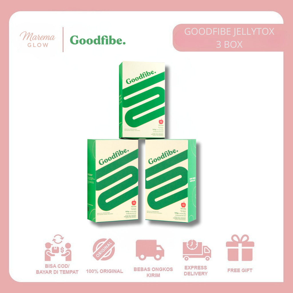 Goodfibe Jellytox 3 Box -  Probiotics Fiber Jelly