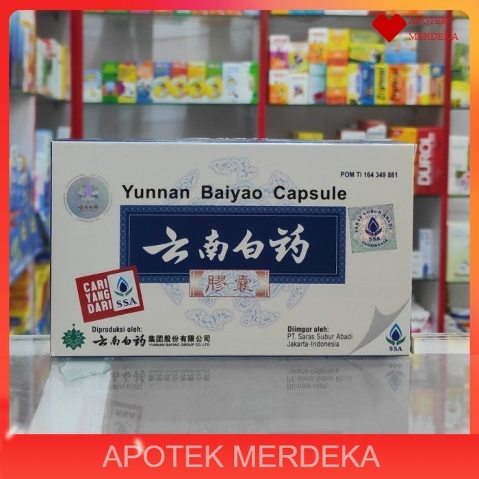 yunnan baiyao capsule / obat cina yunnan baiyao kapsul