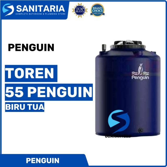 Toren/ Tandon Air Tb 55 Penguin Biru Tua