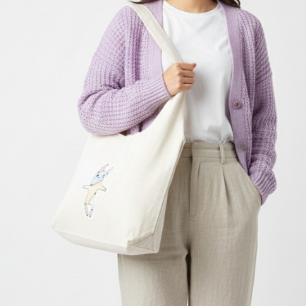 Pinkstone Raikantopeni Tas Totebag Hobo Vintage Kanvas Thailand Bahan Twill Premium