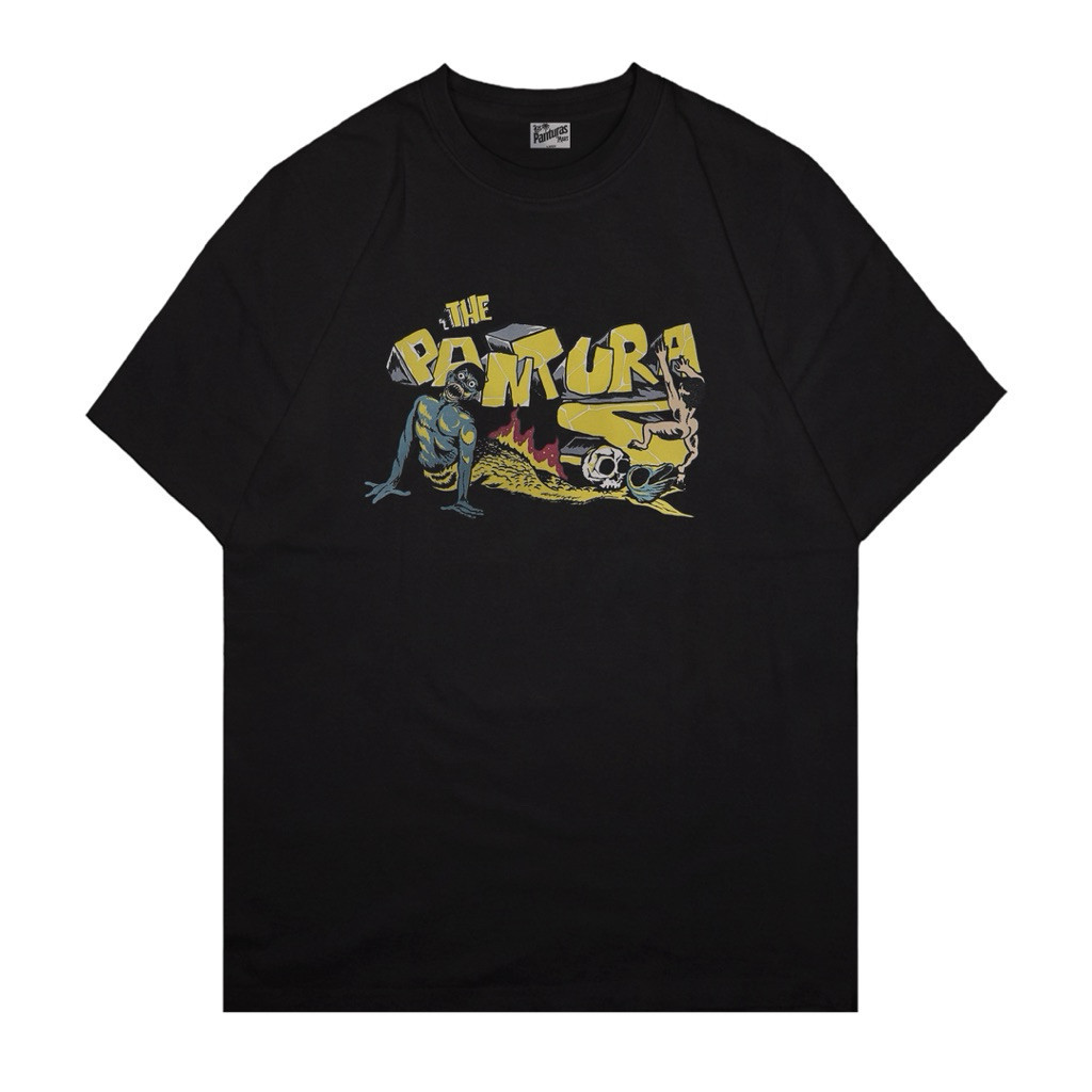 XtremeMerch The Panturas "Surf Spell" Katun Print S-2XL Oversized Kaos 100% Original Tshirt