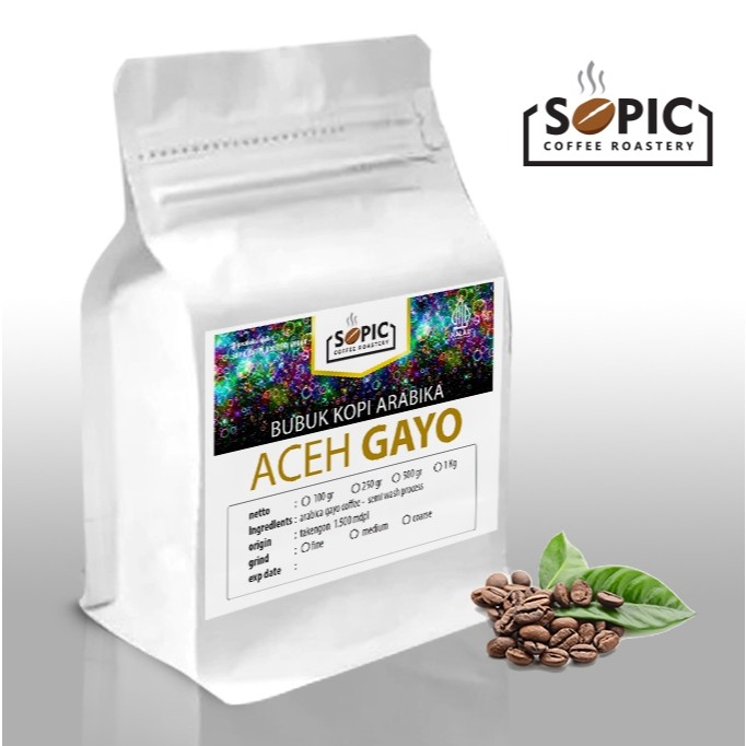 Bubuk Kopi Arabica Aceh Gayo 200 Gr Premium