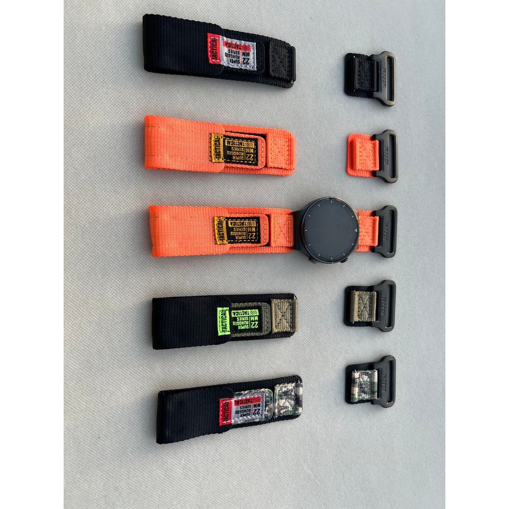 20mm 22mm 24mm Nylon Wat Strap for Garmin  Samsung Huawei