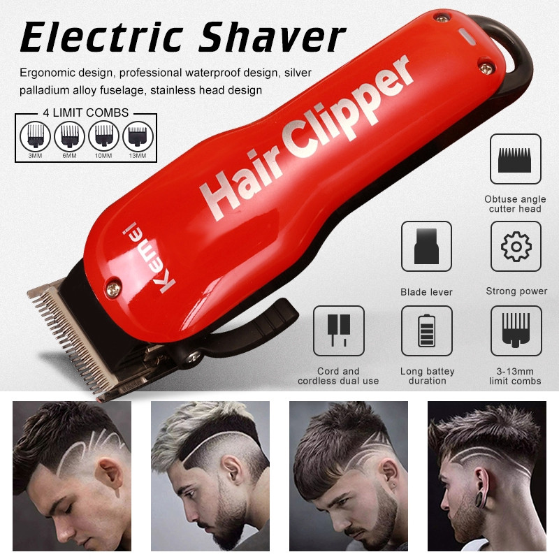 Kemei KM 706z Alat Cukur Rambut Profesional Elektrik Portable Tanpa Kabel ORIGINAL