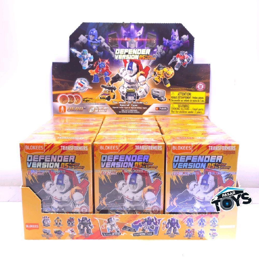 Blokees Figures Transformers Defender Version 05 Traitor to Tyranny DV05 DV-05 Action Figure Model K