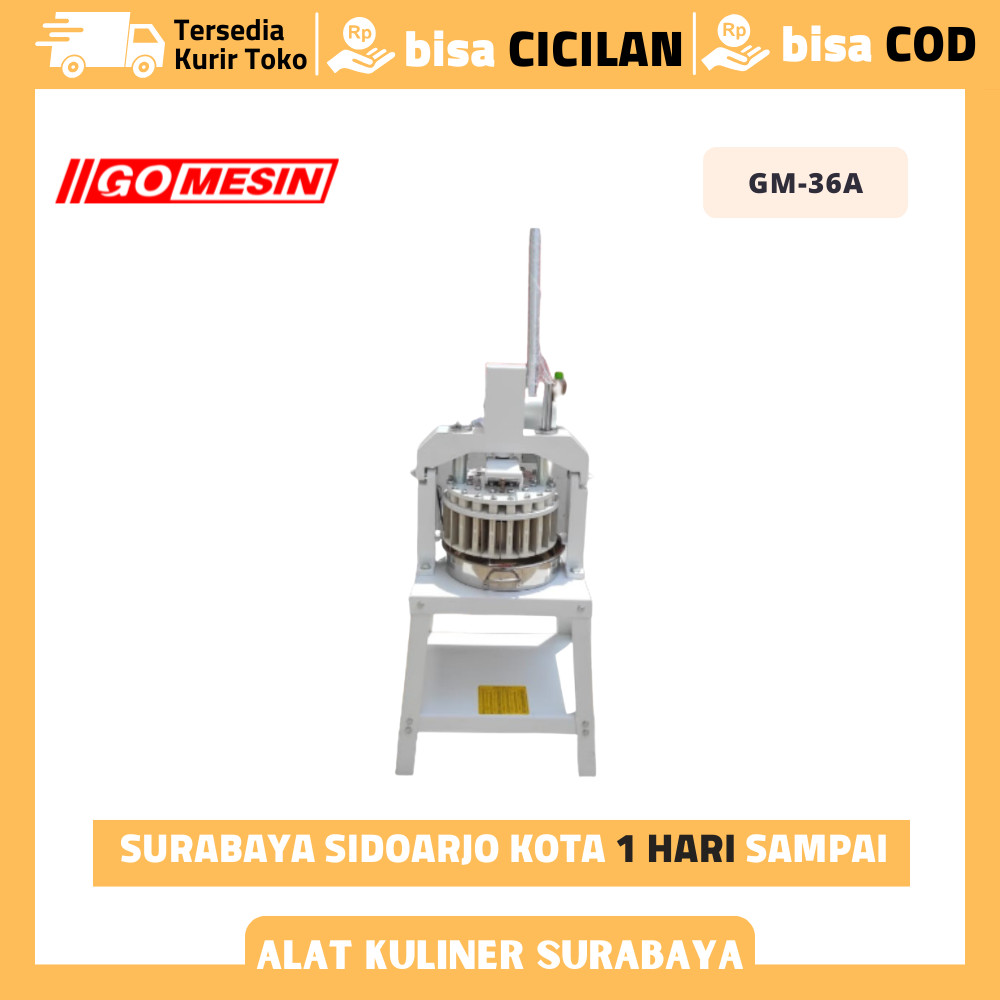 Dough Divider Manual Gomesin GM-36A Mesin Pembagi Adonan Kue Roti 36 Bagian