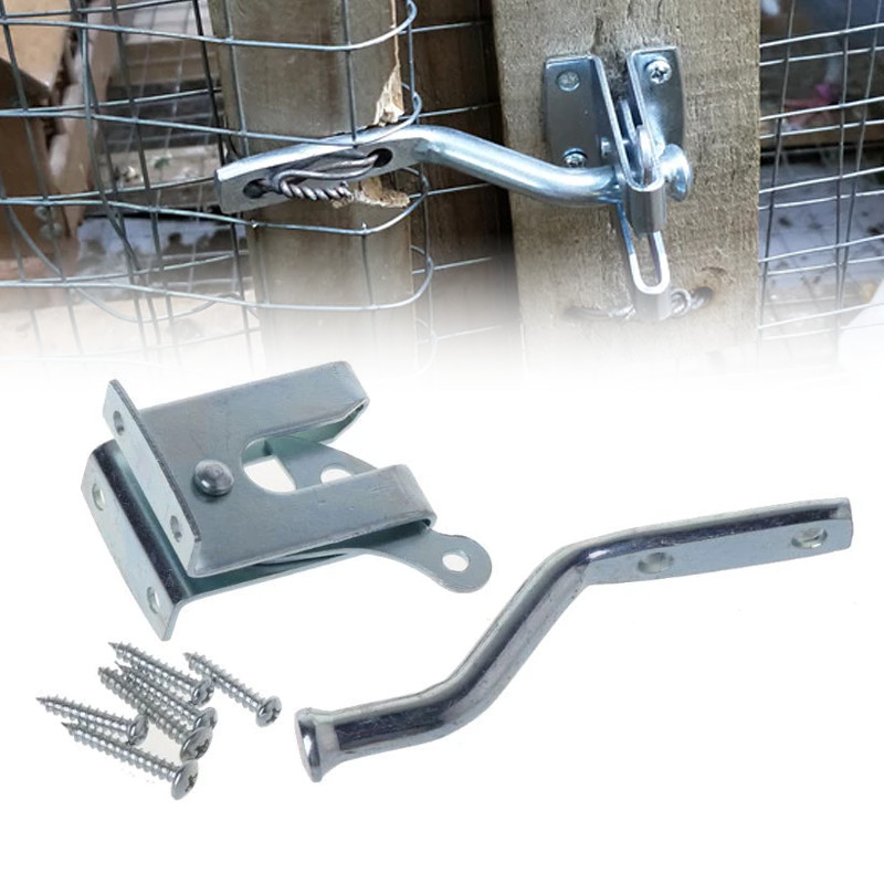 1Set Kunci Selot Pintu Otomatis - Slot Pintu Grendel Kunci untuk Pagar & Pintu Rumah | COD