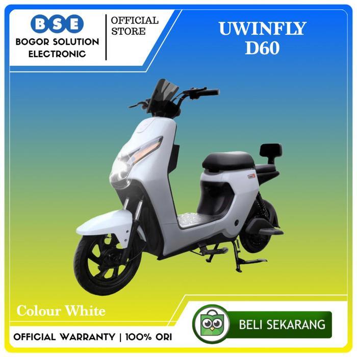 PROMO GASPOLL Selis Uwinfly D60 Sepeda Listrik Uwinlfy D60 White Baterai 48V/12Ah