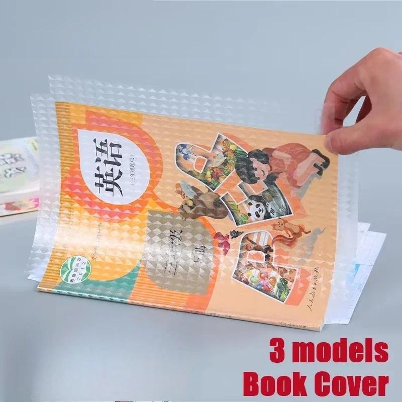 Self-Adhesive Book Cover Student Book Cover Transparent Book Protective Cover School Textbook Book J