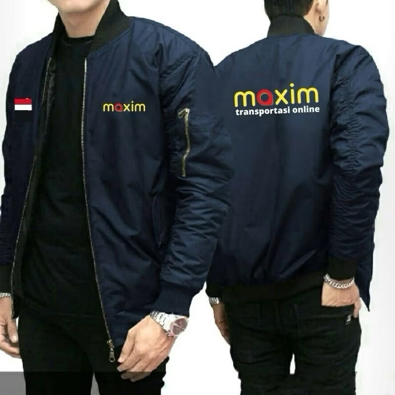 Jaket Bomber maximdriver ojol - transportasi online