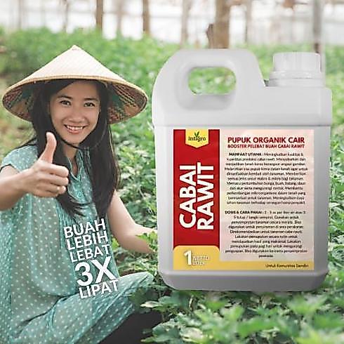 Pupuk Cabe Rawit Merah / Pupuk Cabai Rawit Lebat / Pupuk Organik Cair Booster Pelebat Buah Cabe Rawi