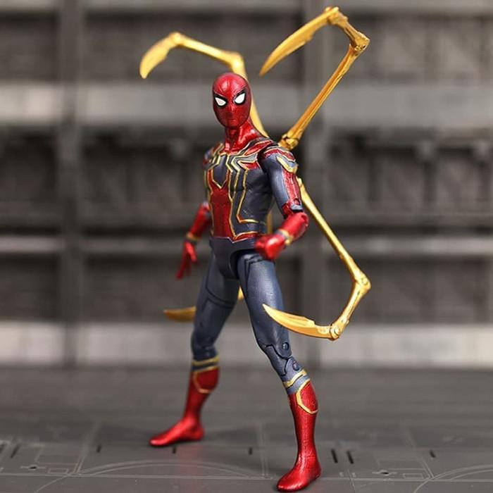 Action Figure Mainan Iron Spiderman Avengers Infinity War Action Toy - Iron Spider