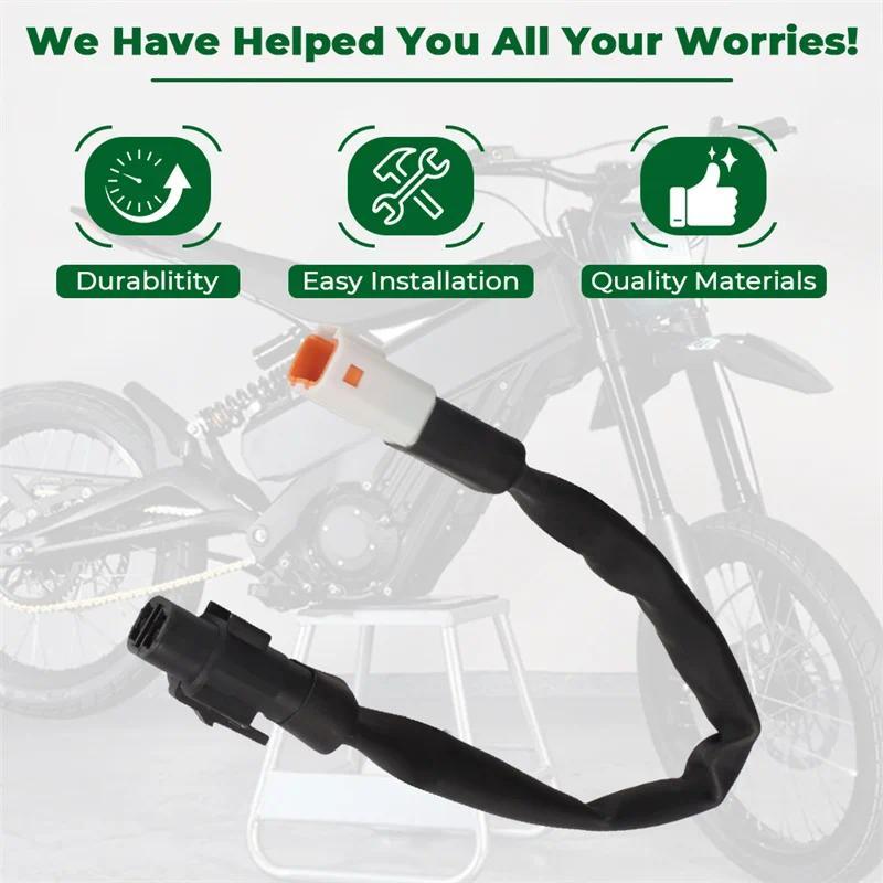 For Headlight Upgrade Talaria XXX E bike For Talaria X3 L1E Street Legal Front Headlight Adapter wir