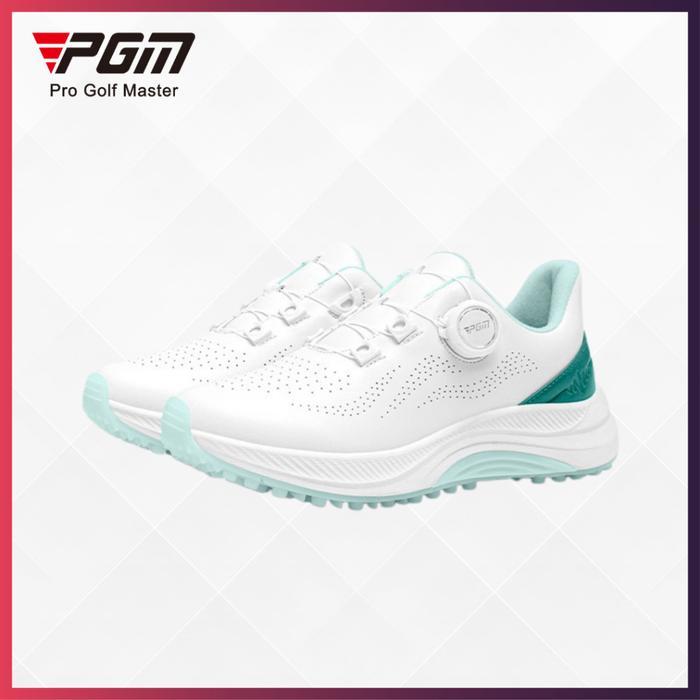 PGM Children Shoes Golf Kids Junior BOA Knob Cushioned Comfortable Waterproof Sepatu Anak Unisex Ant