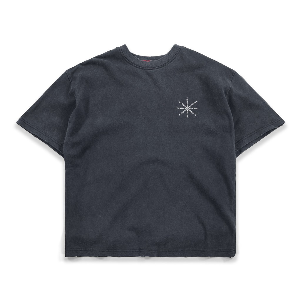Tshirt Esperia Washed Black Thanksinsomnia