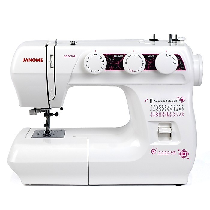 Janome 2222SR Mesin Jahit Portable Multifungsi 22 Pola Jahitan