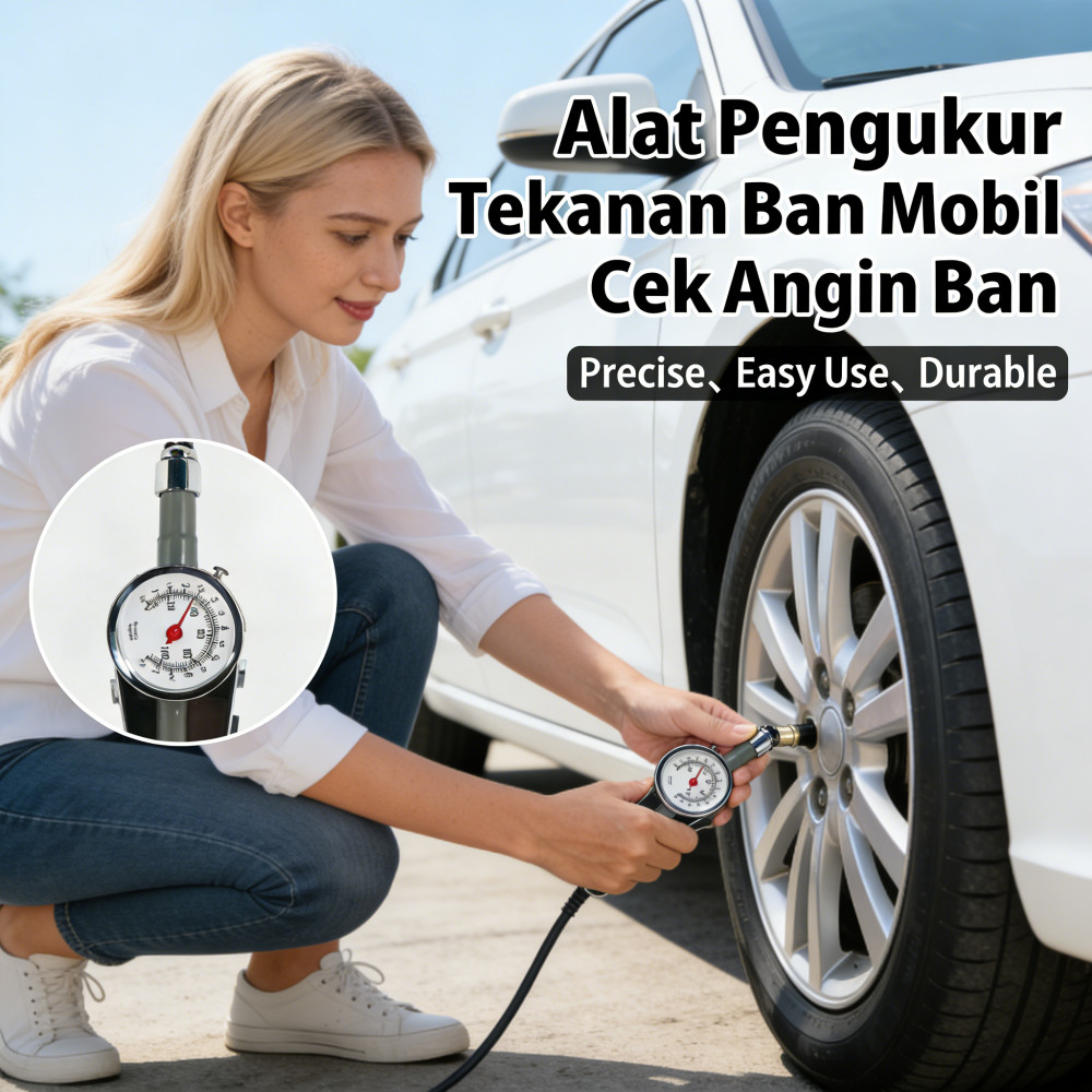 Alat Ban Mobil Ban Ukuran Ban Angin Gauge Pressure