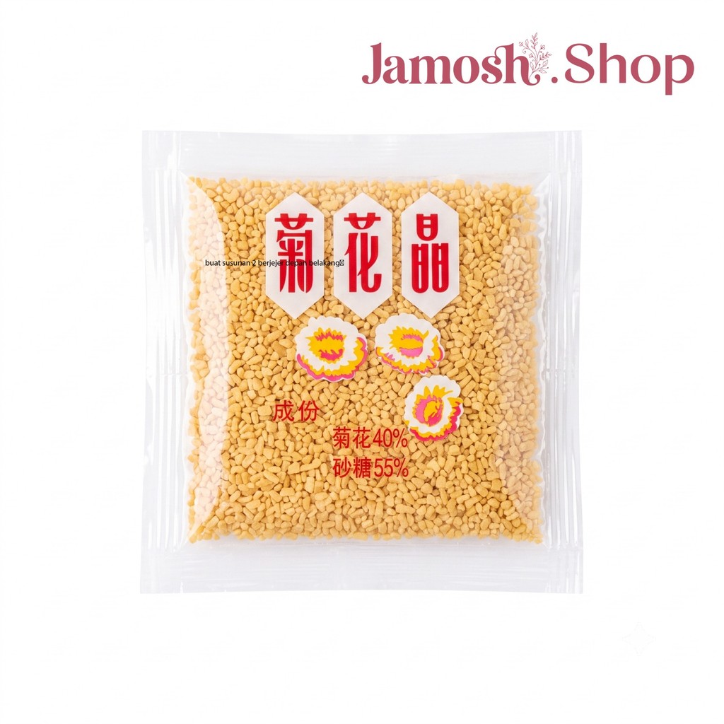 JAMOSH Chrysanthemum Crystal  Minuman Serbuk Krisantemum /CIWACIN Sachet/CHI WA CIN TEH untuk Panas 