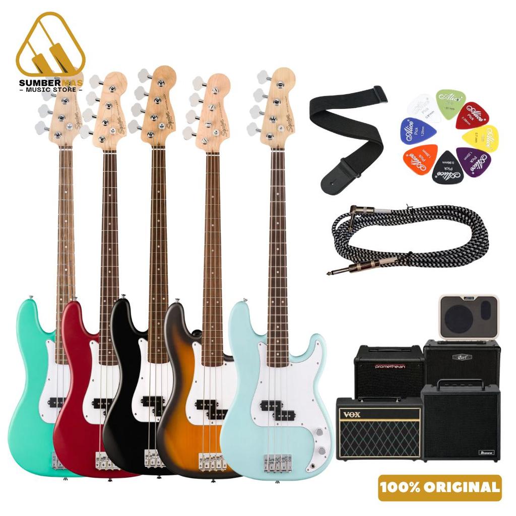 PAKET BASS SQUIER DEBUT PRECISION Electric Bass - BASS PACK