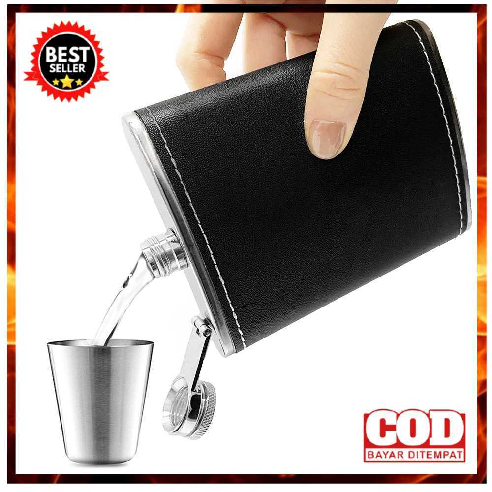 Botol Bir Hip Flask Wine Whiskey Bottle 8oz - MW8