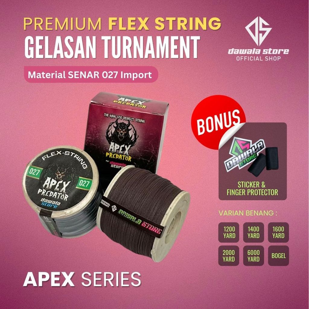 APEX PREDATOR Gelasan MOLOR N6 ORIGINAL PREMIUM 027/028  KLOS BOGEL - IMPORT (Bahan super kuat dan T
