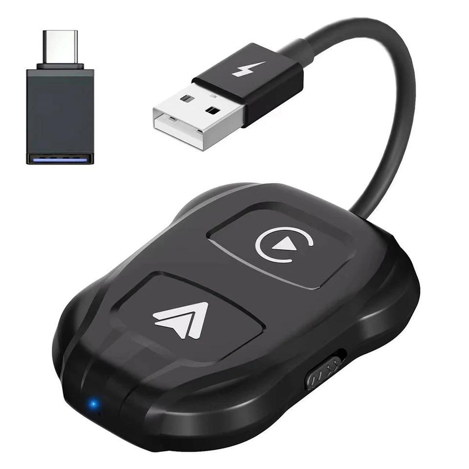 Wired To Wireless Carplay Android Auto Car Dongle Plug and Play Mini AI Box USB WIFI 5Ghz for iPhone
