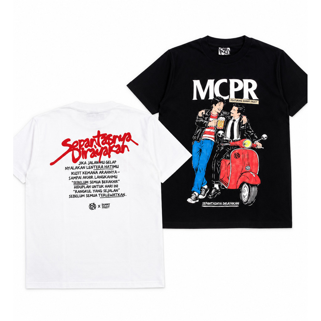 MCPR - SEPANTASNYA - TSHIRT - BLACK & WHITE