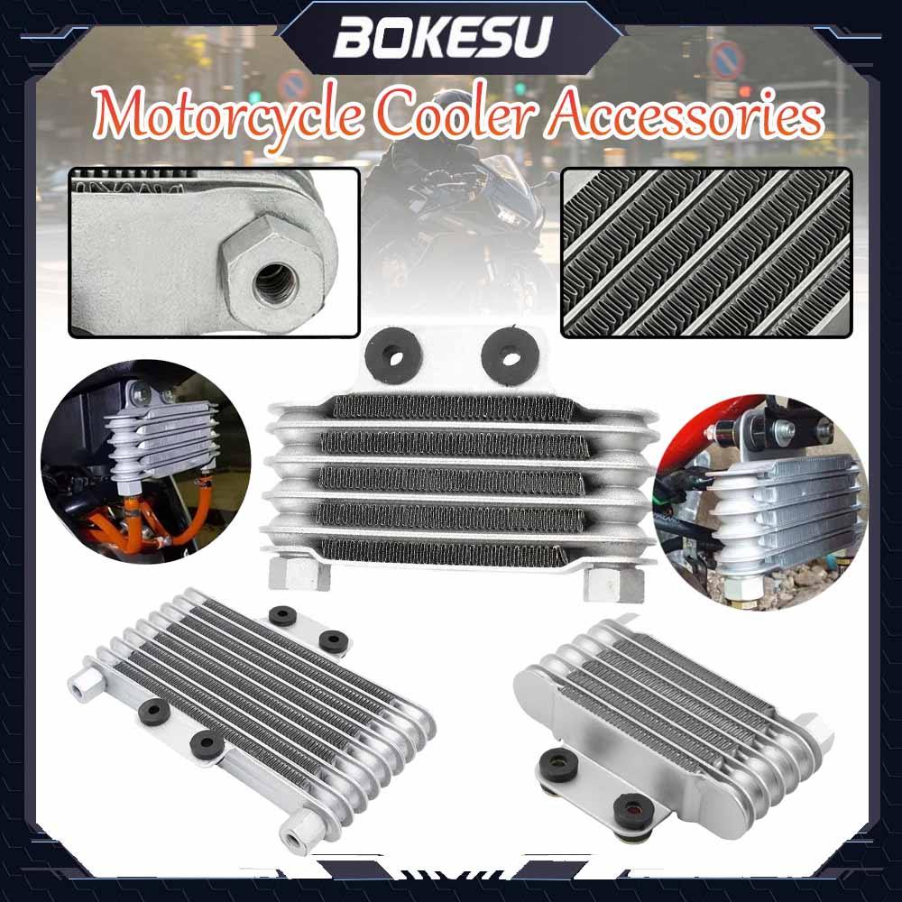 Radiator Mesin Pendingin Oli Sepeda Motor Universal Bahan Aluminium Kapasitas 125ml Cocok Sepeda Mot
